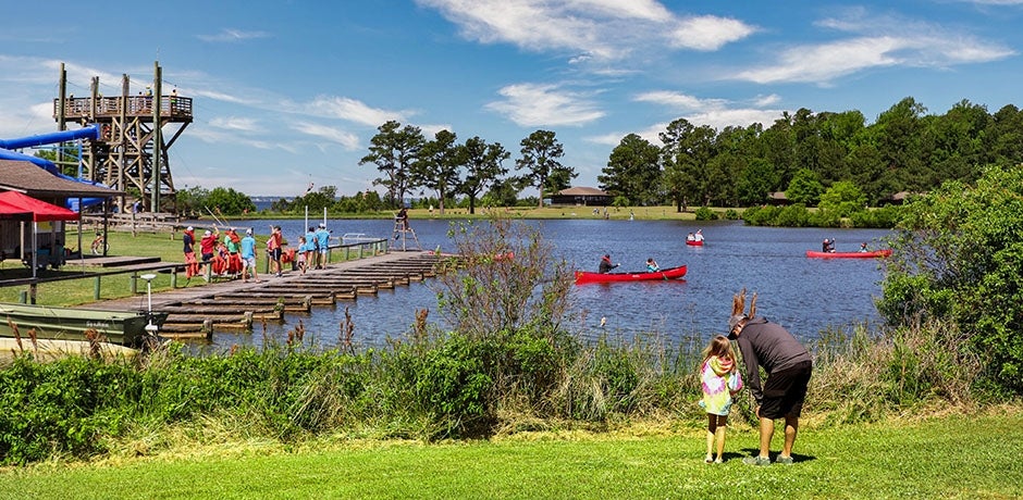 Y Guides weekend at Camp Seafarer